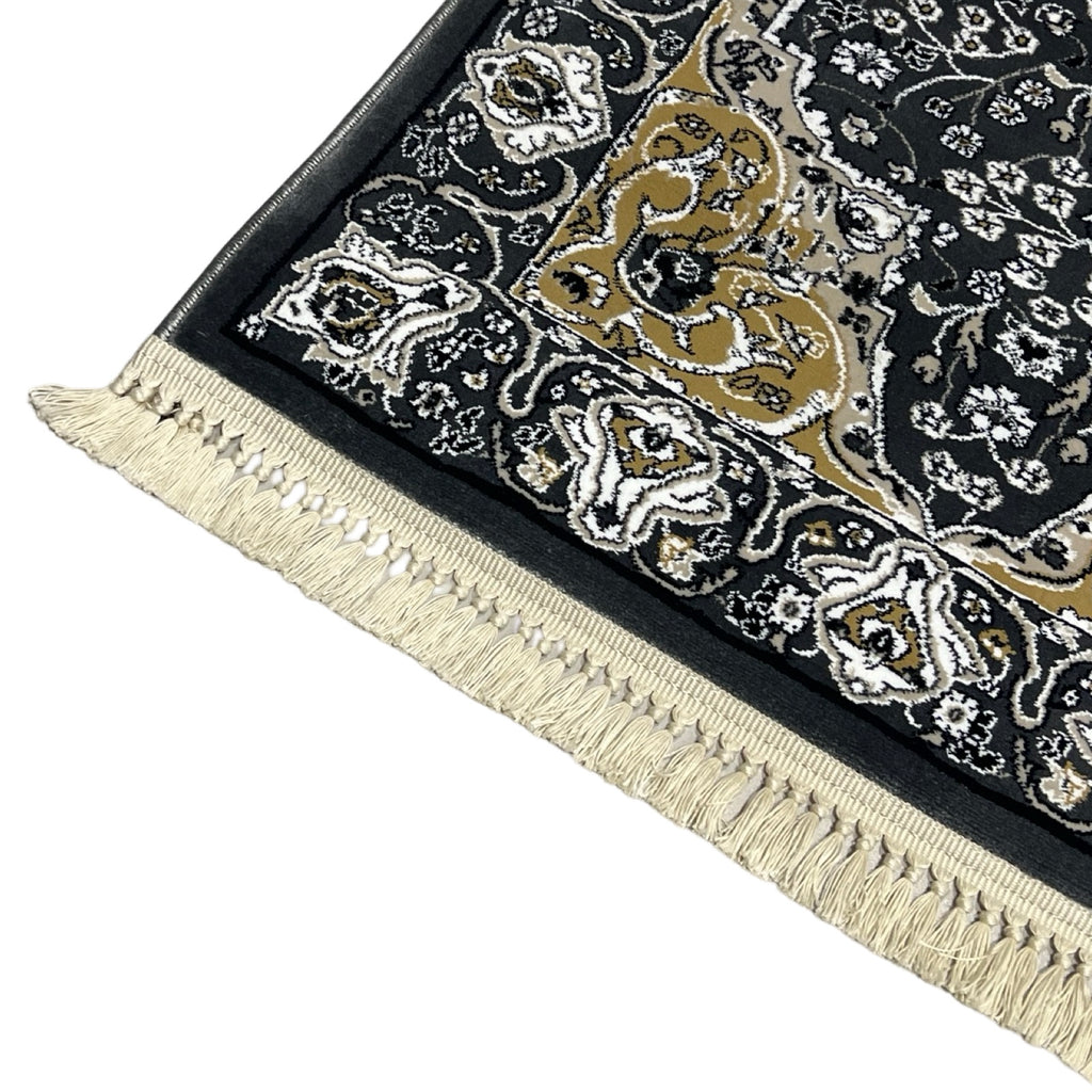 600 x 80cm Persian Design Machine Made, Grey Runner Rug
