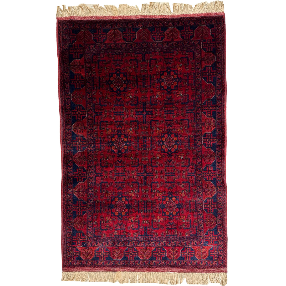 150 x 100 cm Hand Knotted Belgium Wool Biljik Rug