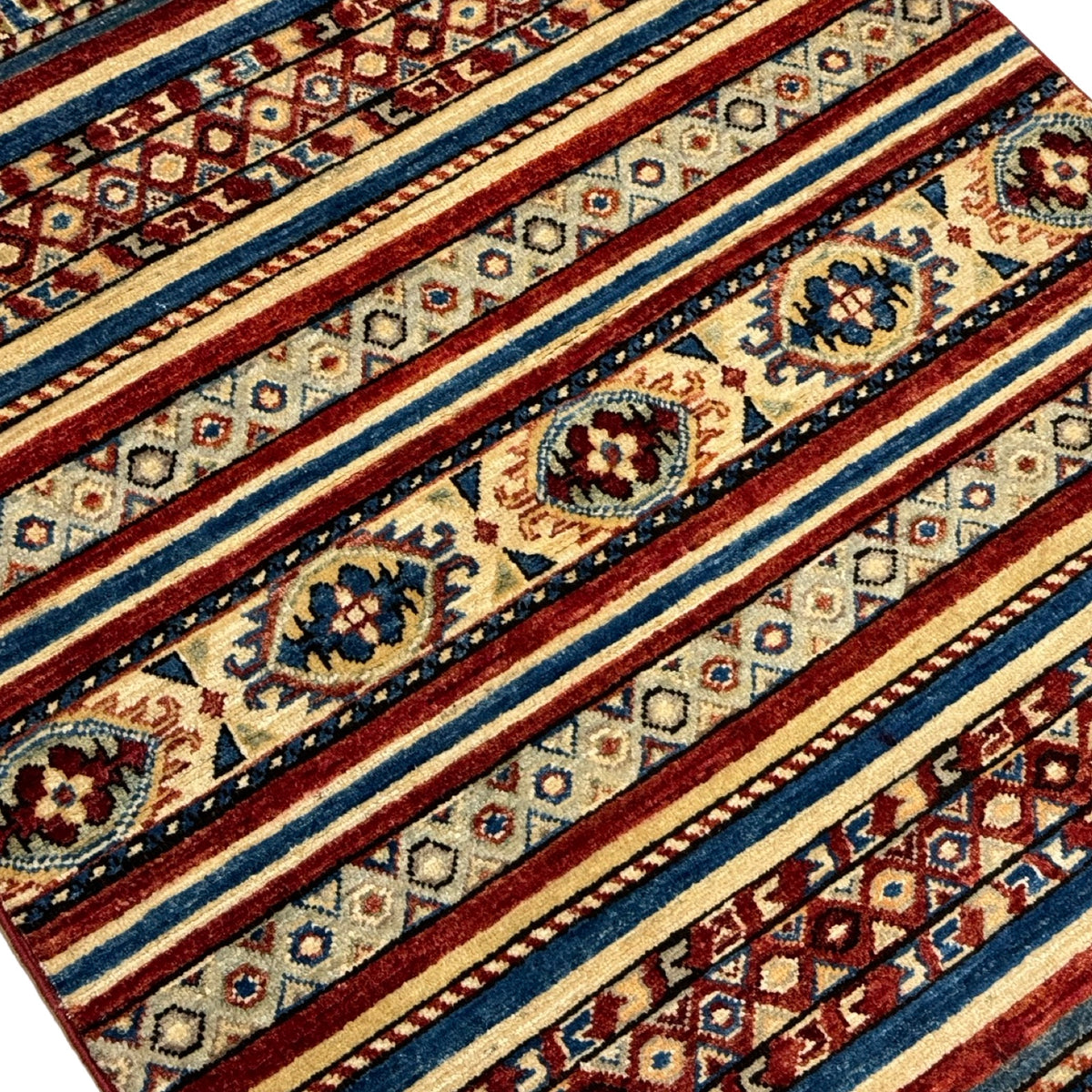 153 x 99 cm Hand Knotted Afghan Khorjin Wool Rug