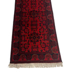 297 x 77 cm Handwoven Afghan Khal Mohammadi Runner Rug