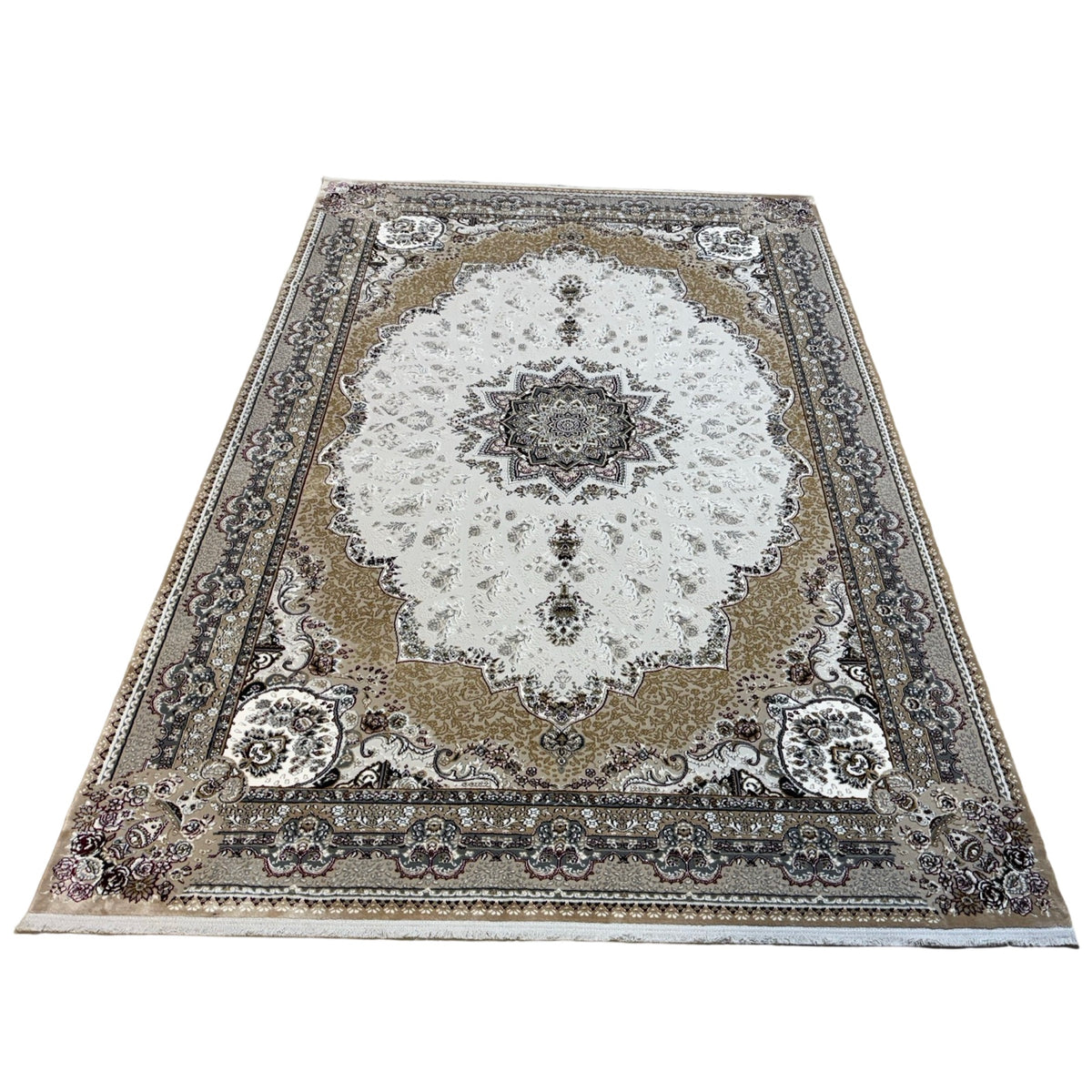 290 x 200 cm Isfahan Medallion Machine Made Rug