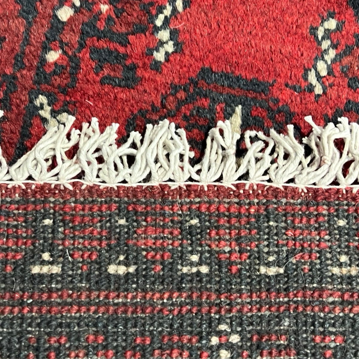 280 x 71 cm Hand Knotted Afghan Akche Wool Runner Rug
