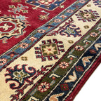 235 x 165 cm Hand-Knotted Afghan Kazak – Wool Rug