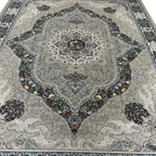 400 x 300 cm Persian Machine-Made Floral, Grey Rug