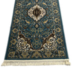 600 x 80cm Persian Design Machine Made, Blue Runner Rug