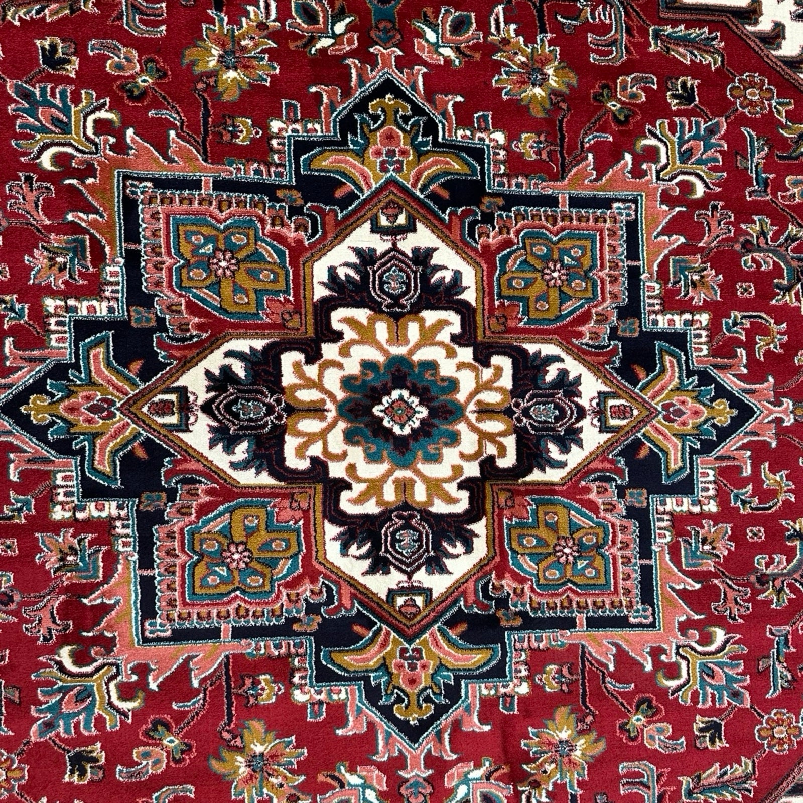 400 x 300 cm Persian Machine-Made Royal Heriz Design Rug