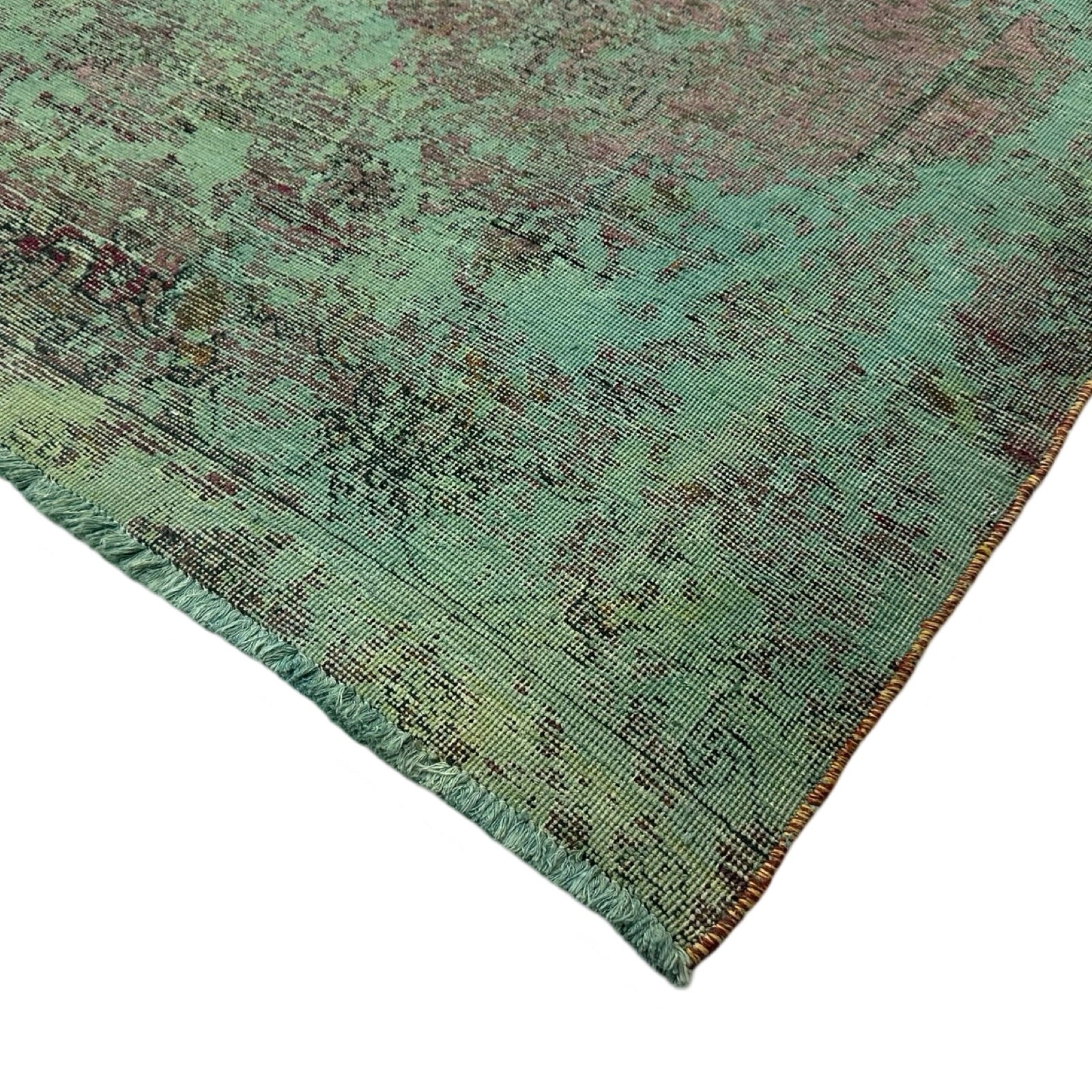 363 x 262 cm Hand-Knotted Ultra Vintage Persian Wool Rug