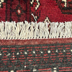 278 x 77 cm Hand Knotted Afghan Akche Wool Runner Rug
