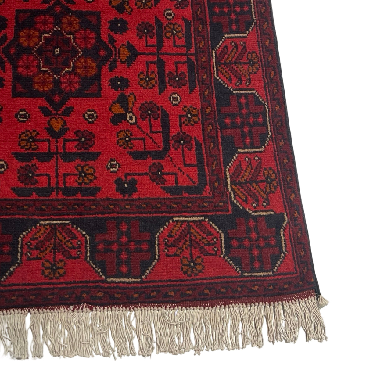 297 x 77 cm Handwoven Afghan Khal Mohammadi Runner Rug