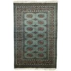 188 x 125 cm Hand Knotted Karachi Bokhara – Blue Rug