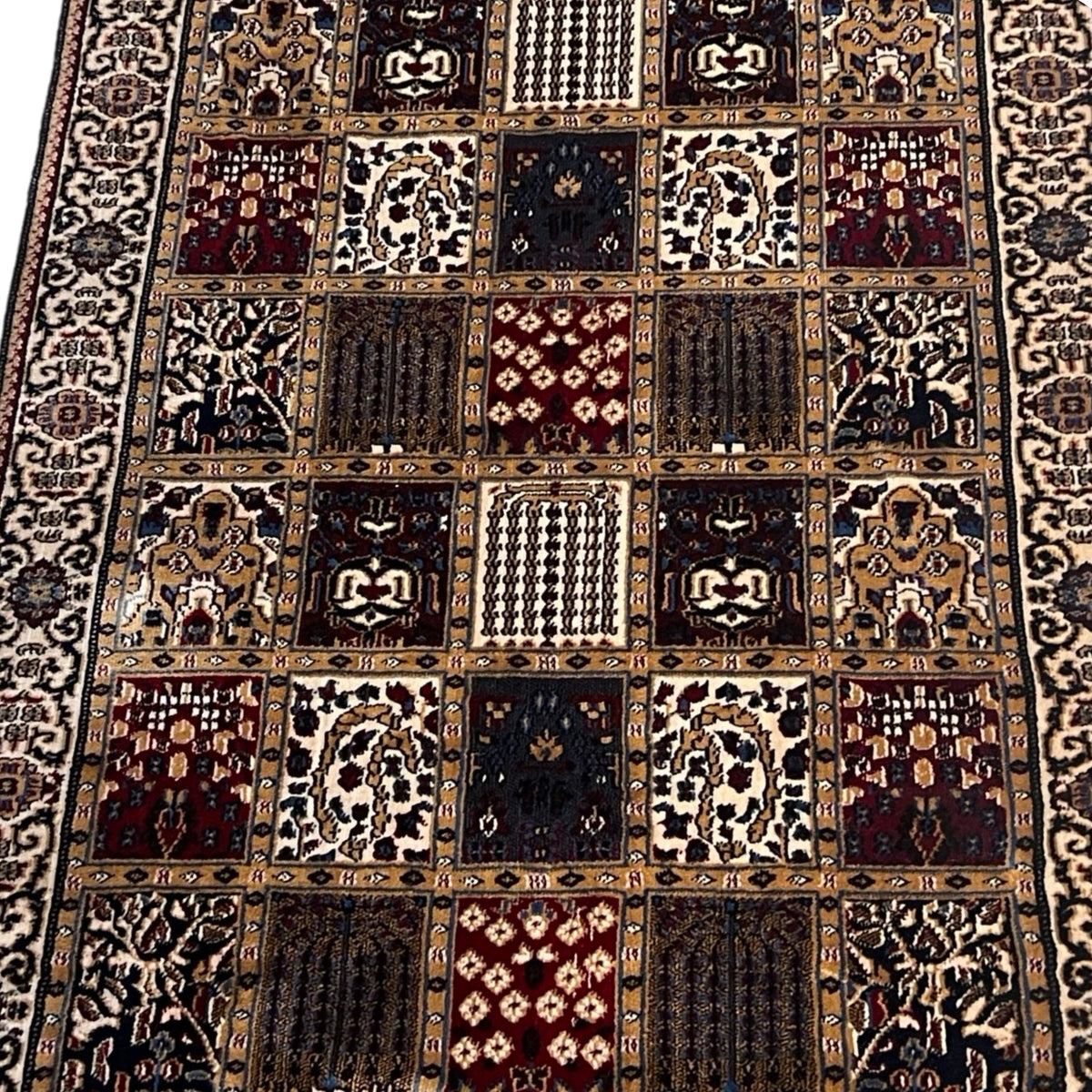 600 x 80 cm Persian Bakhtiari Design Machine Made – Beige Rug