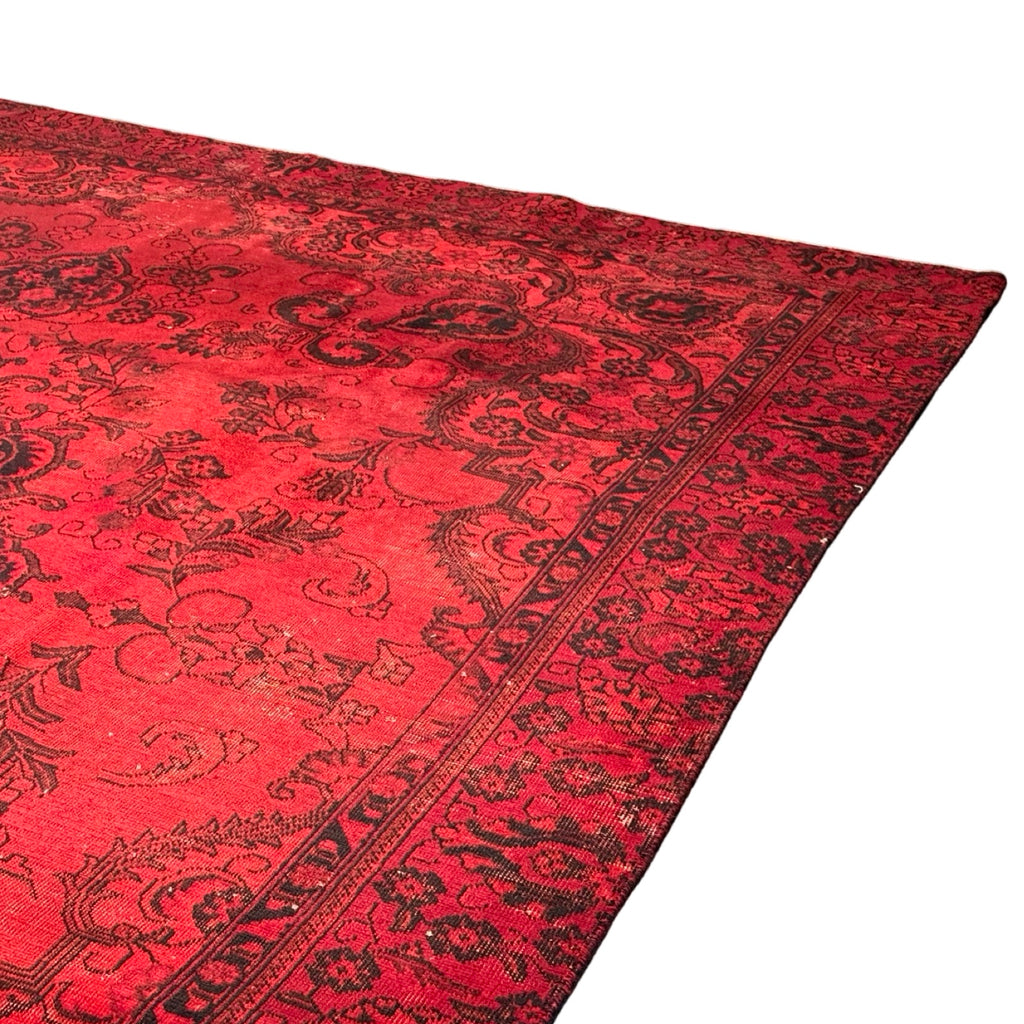 356 x 274 cm Hand-Knotted Vintage Persian Wool Rug