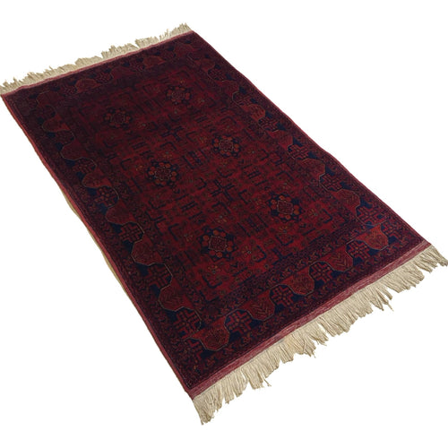 150 x 100 cm Hand Knotted Belgium Wool Biljik Rug