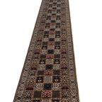 600 x 80 cm Persian Bakhtiari Design Machine Made – Beige Rug