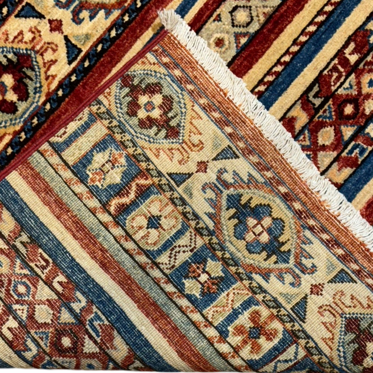 153 x 99 cm Hand Knotted Afghan Khorjin Wool Rug