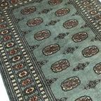 188 x 125 cm Hand Knotted Karachi Bokhara – Blue Rug