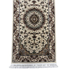 400 x 80cm Beige Persian Mashad Design Runner Rug