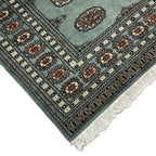 188 x 125 cm Hand Knotted Karachi Bokhara – Blue Rug