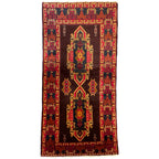 213 x 105 cm Vintage Tribal Handmade Afghan Baluch Rug