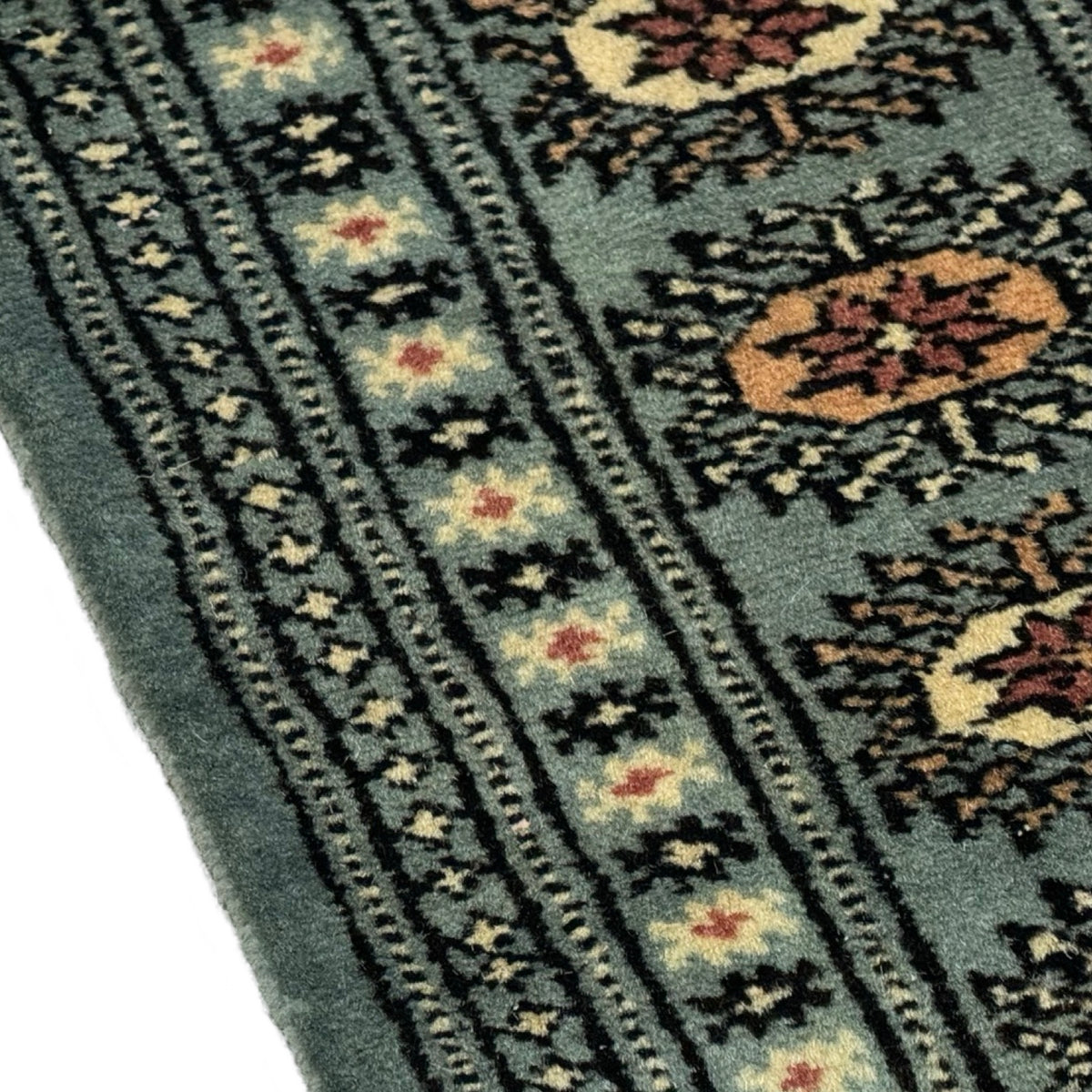 188 x 125 cm Hand Knotted Karachi Bokhara – Blue Rug