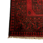 290 x 80 cm Hand Knotted Color Afghan Akche Wool Runner Rug