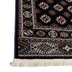 600 x 80cm Bokhara Machine Made, Navy Runner Rug