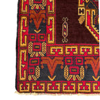 213 x 105 cm Vintage Tribal Handmade Afghan Baluch Rug