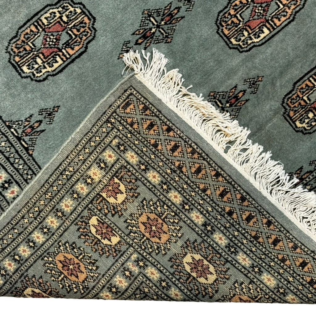 188 x 125 cm Hand Knotted Karachi Bokhara – Blue Rug