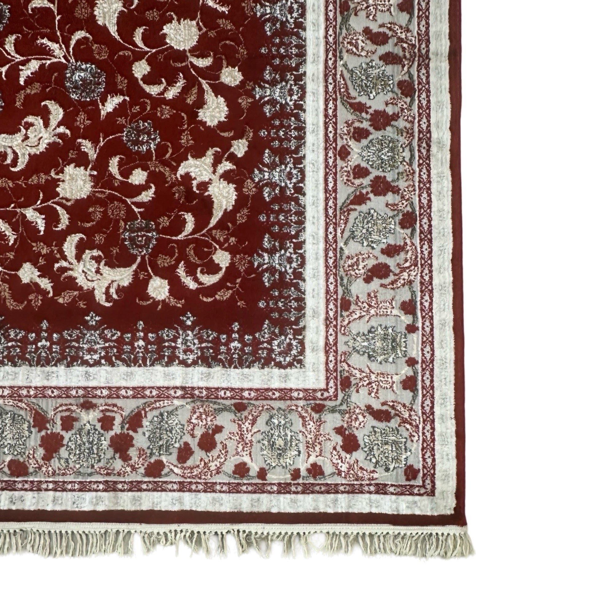 400 x 300 cm Persian Machine-Made Red All-Over Floral Rug