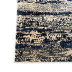 400 x 80cm Modern Machine Made – Navy Runner Rug