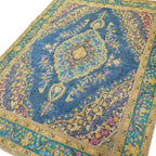380 x 289 cm Hand-Knotted Vintage Persian Wool Rug