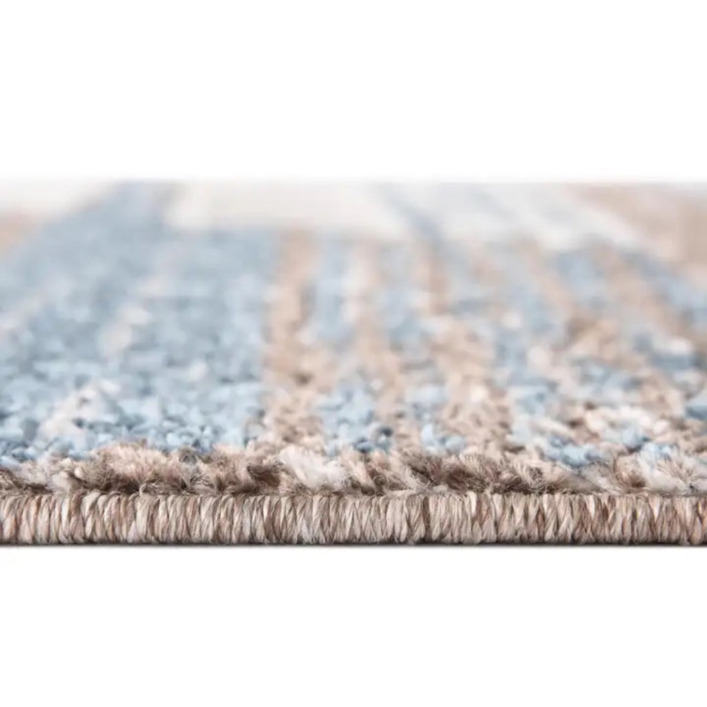 365 x 365 cm Large Size Square Modern Geometric Design – Multicolour Rug
