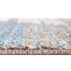 365 x 365 cm Large Size Square Modern Geometric Design – Multicolour Rug