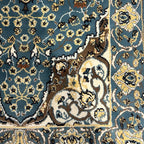 600 x 80cm Persian Design Machine Made, Blue Runner Rug
