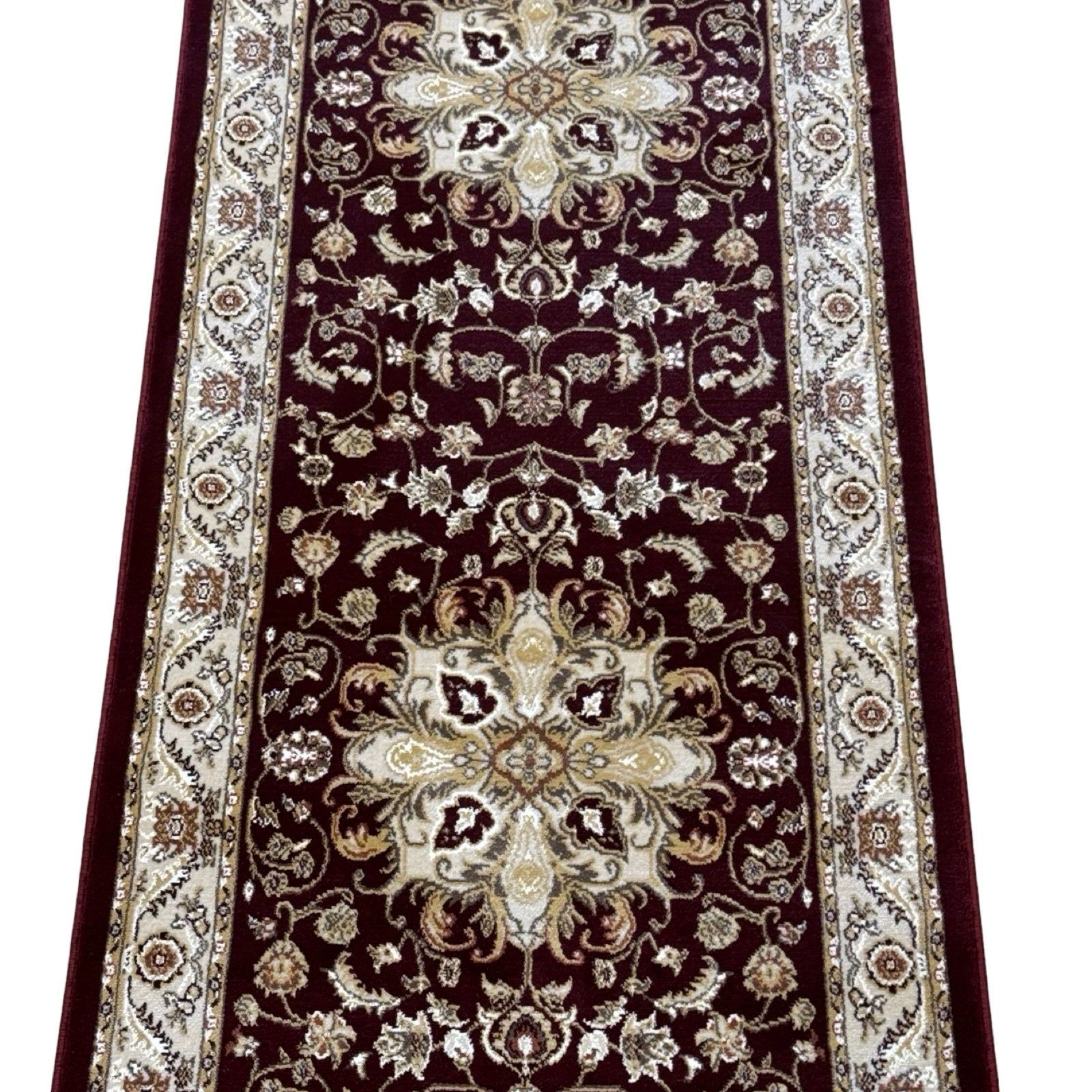400 x 80cm Persian Machine Made, Beige Runner Rug