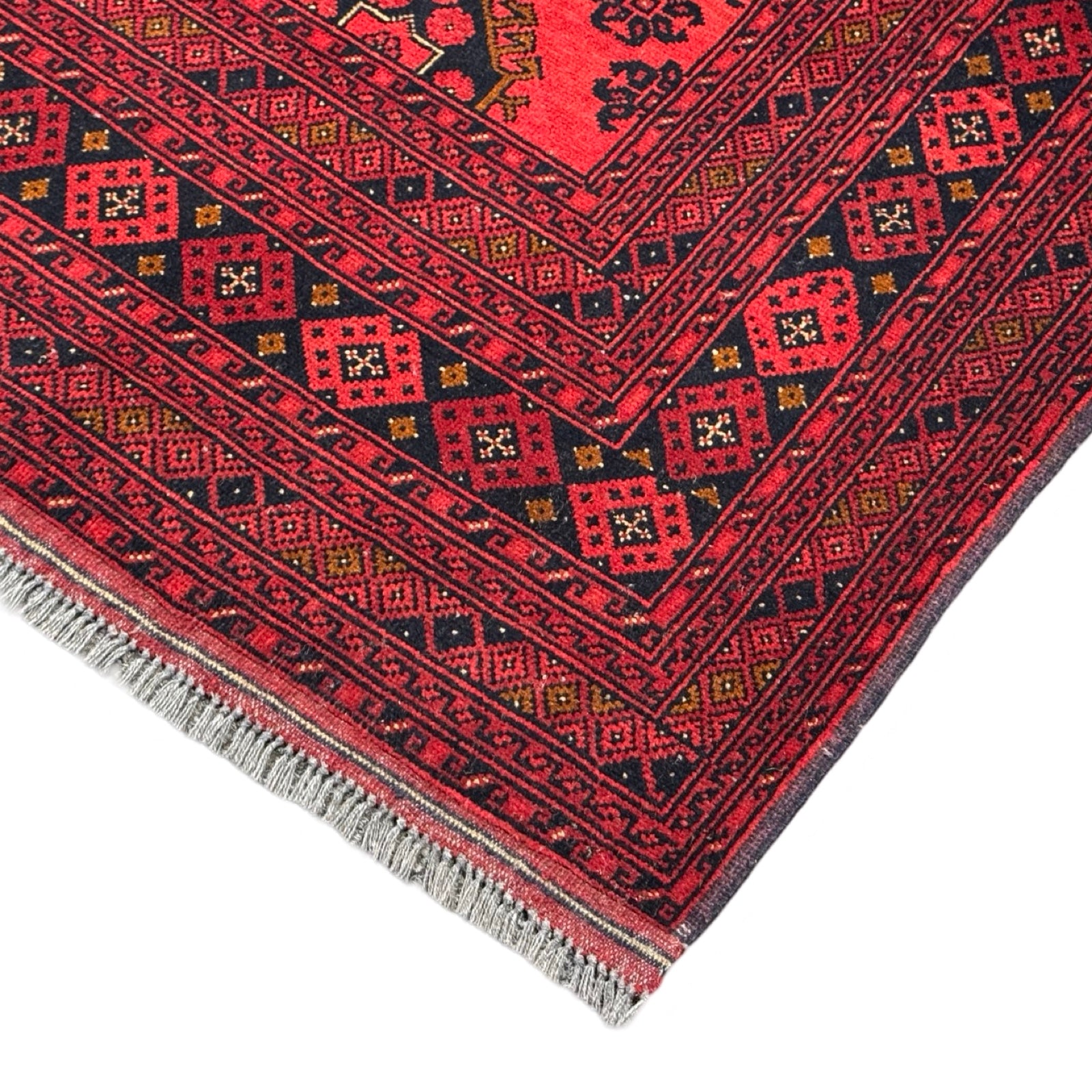 297 x 193 cm Hand-Knotted Afghan Khal Mohammadi Turkmen Rug