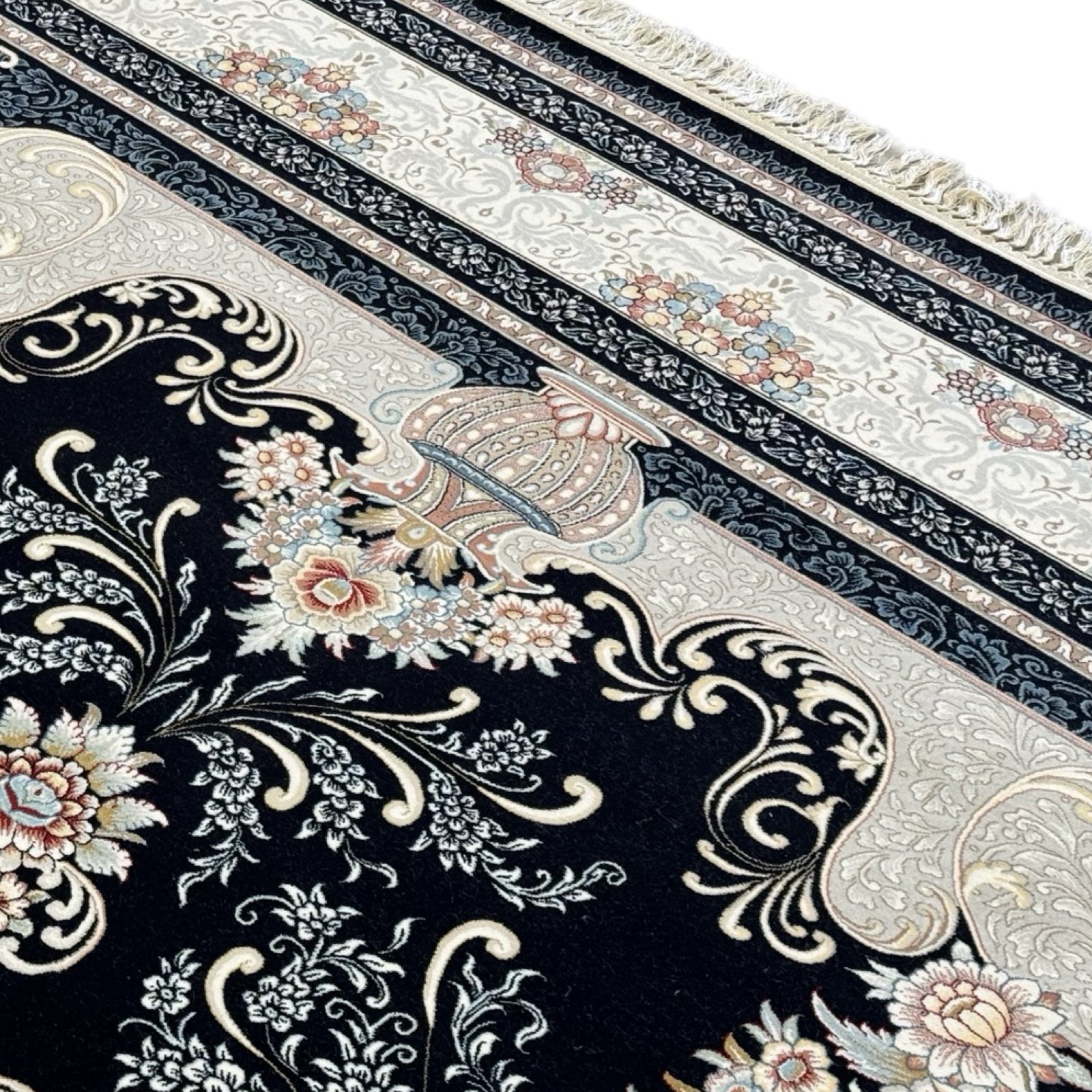 400 x 300 cm Persian Machine-Made. Navy Rug