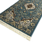 600 x 80cm Persian Design Machine Made, Blue Runner Rug