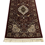 600 x 80cm Persian Mashad Machine Made, Red Runner Rug