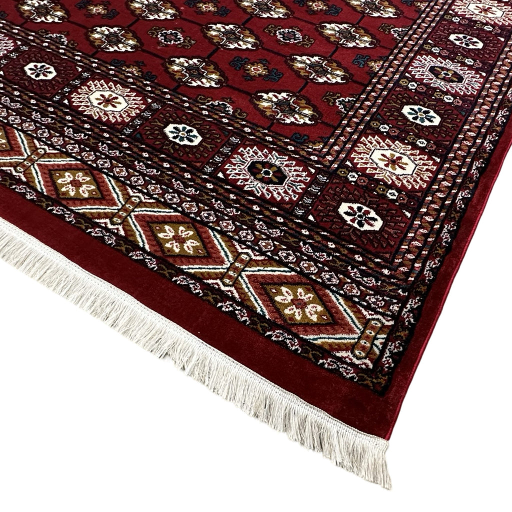 400 x 300 cm Machine-Made Red Tekke Turkmen Design Rug