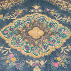 380 x 289 cm Hand-Knotted Vintage Persian Wool Rug