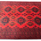 297 x 193 cm Hand-Knotted Afghan Khal Mohammadi Turkmen Rug