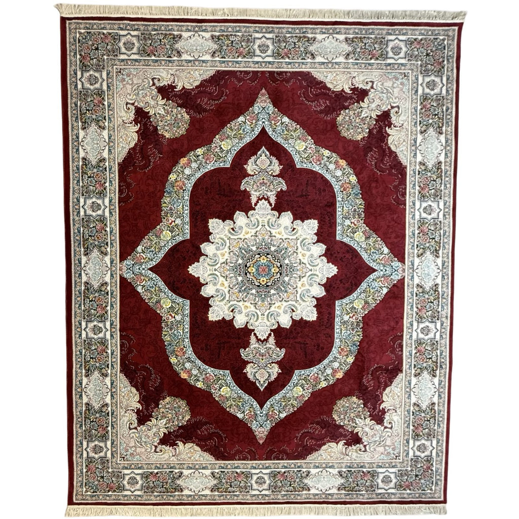 400 x 300 cm Persian Machine-Made Kirman Floral Rug