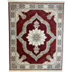 400 x 300 cm Persian Machine-Made Kirman Floral Rug
