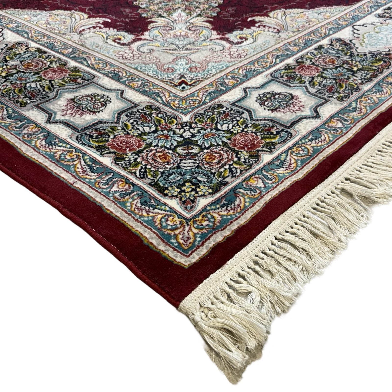 400 x 300 cm Persian Machine-Made Kirman Floral Rug