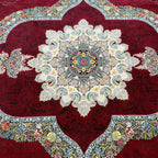 400 x 300 cm Persian Machine-Made Kirman Floral Rug