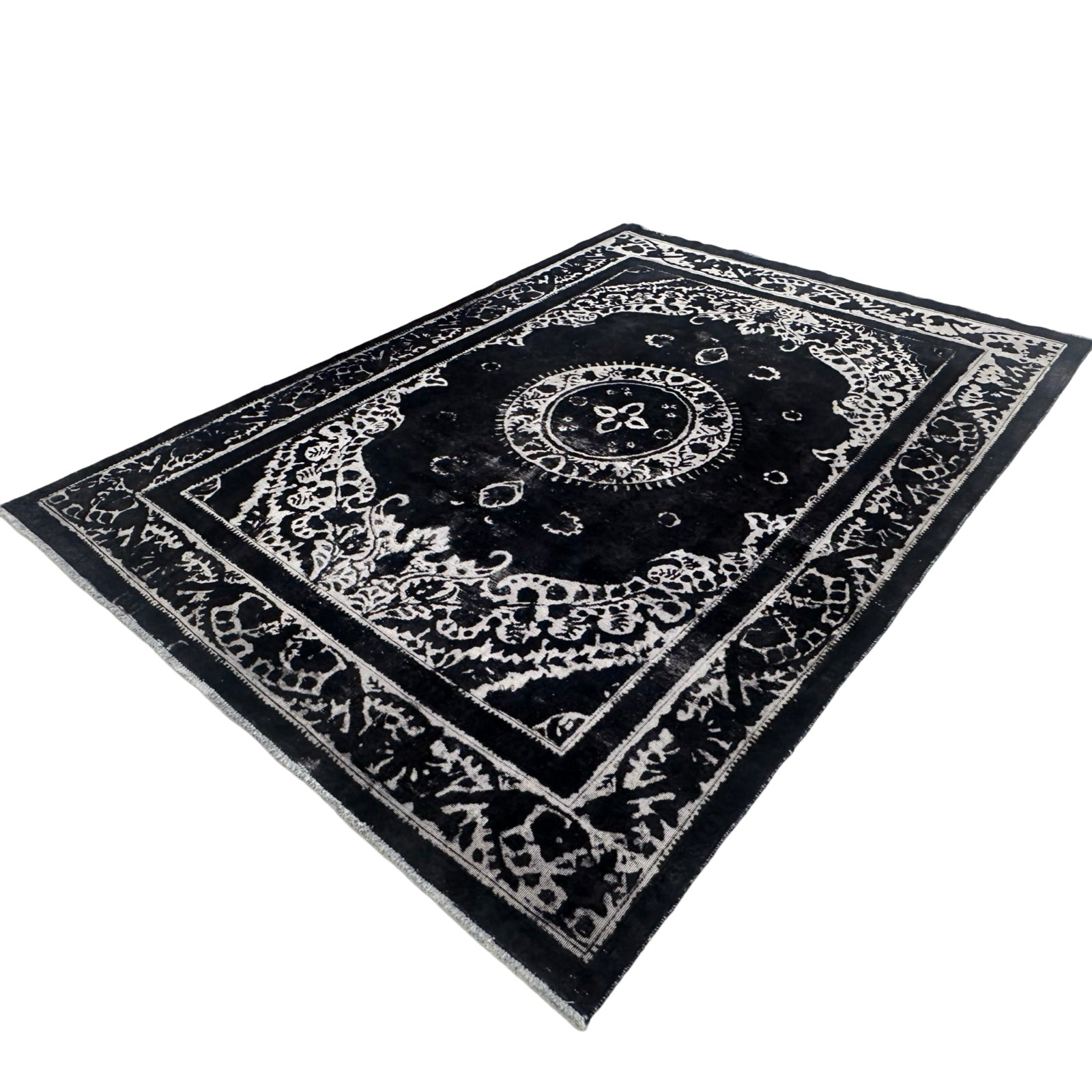 330 x 236 cm Hand-Knotted Ultra Vintage Persian Wool Rug