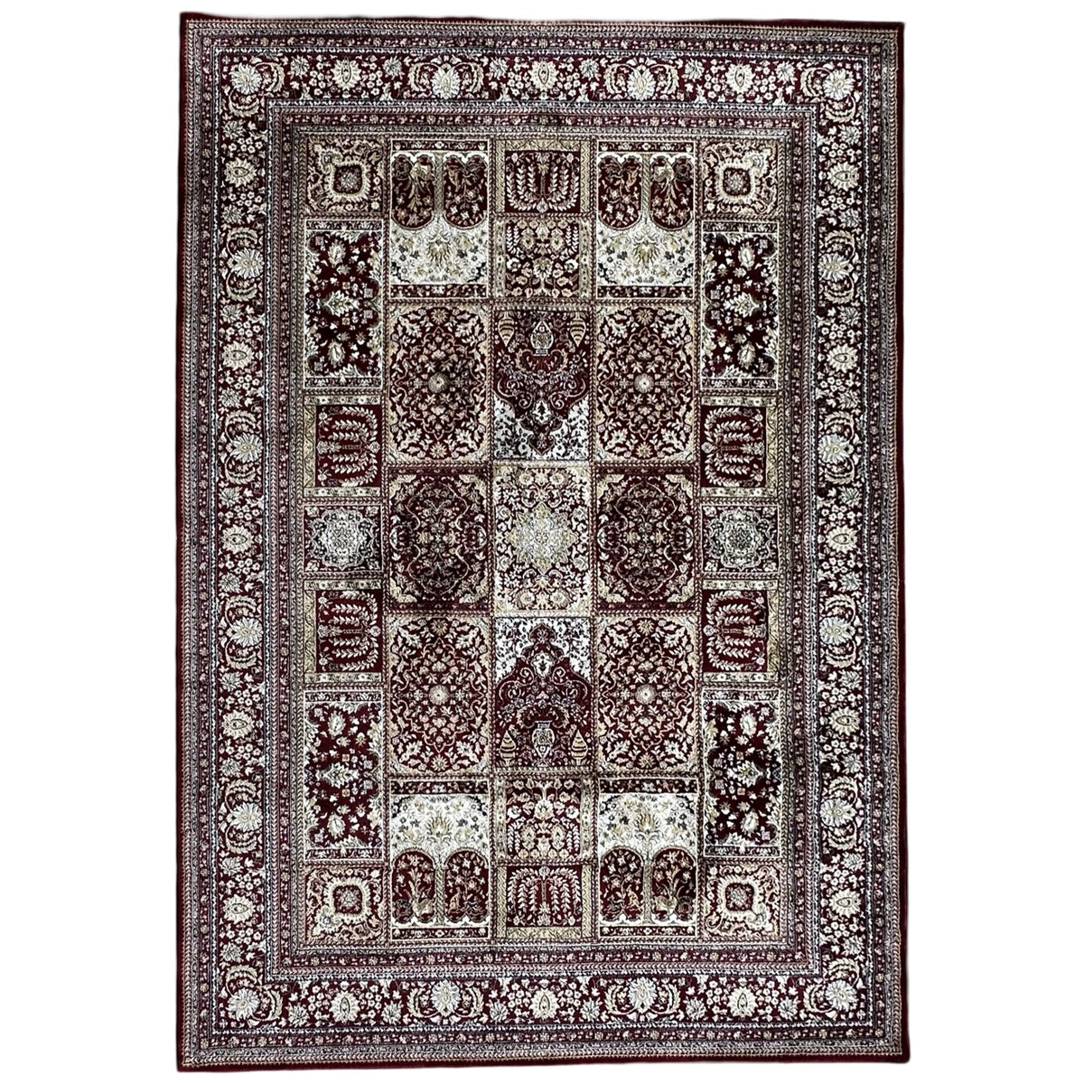 300 x 200 cm Turkish Machine Made Persian Bakhtiari Red Rug