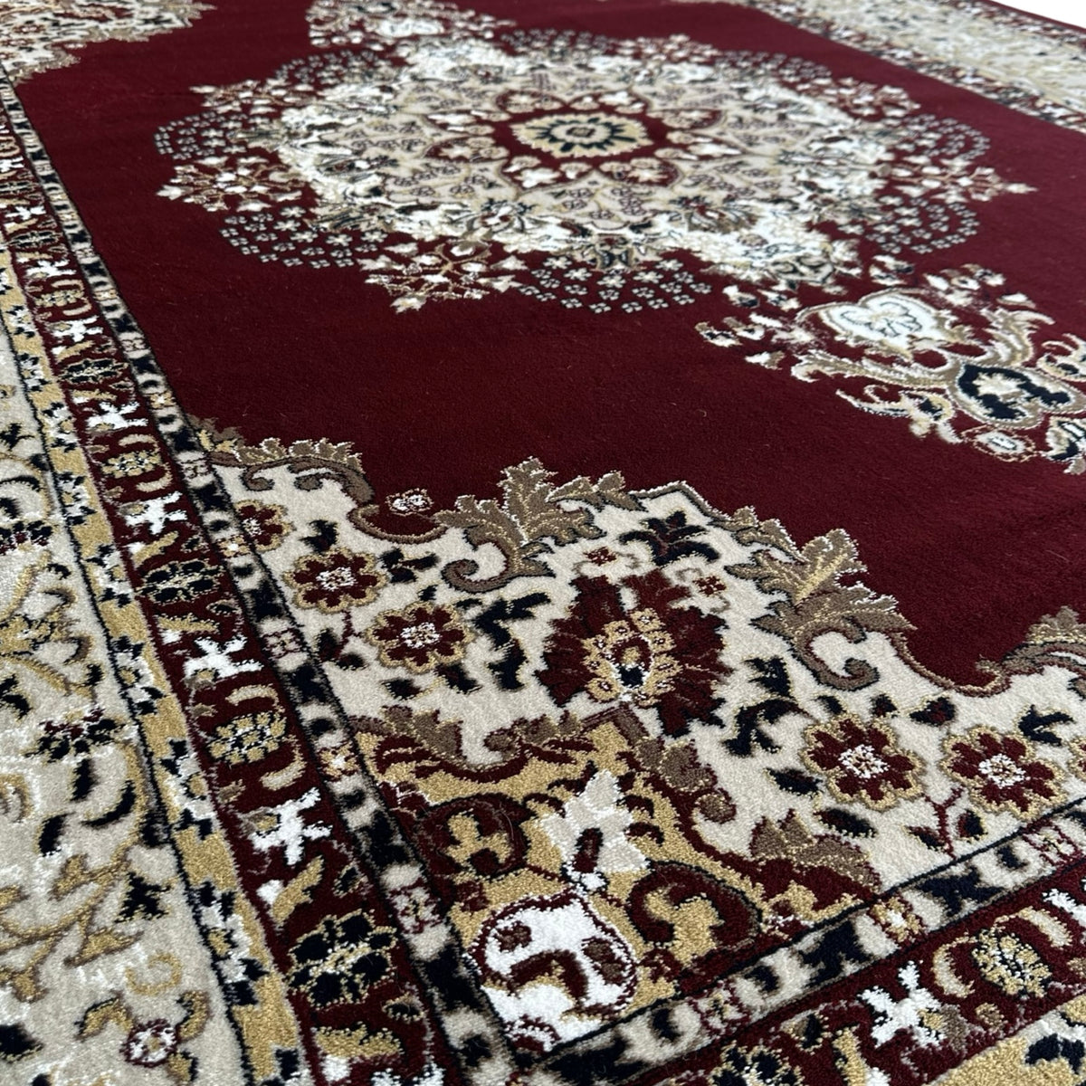 300 x 200 cm Turkish Machine Made Isfahan Kirman Rug