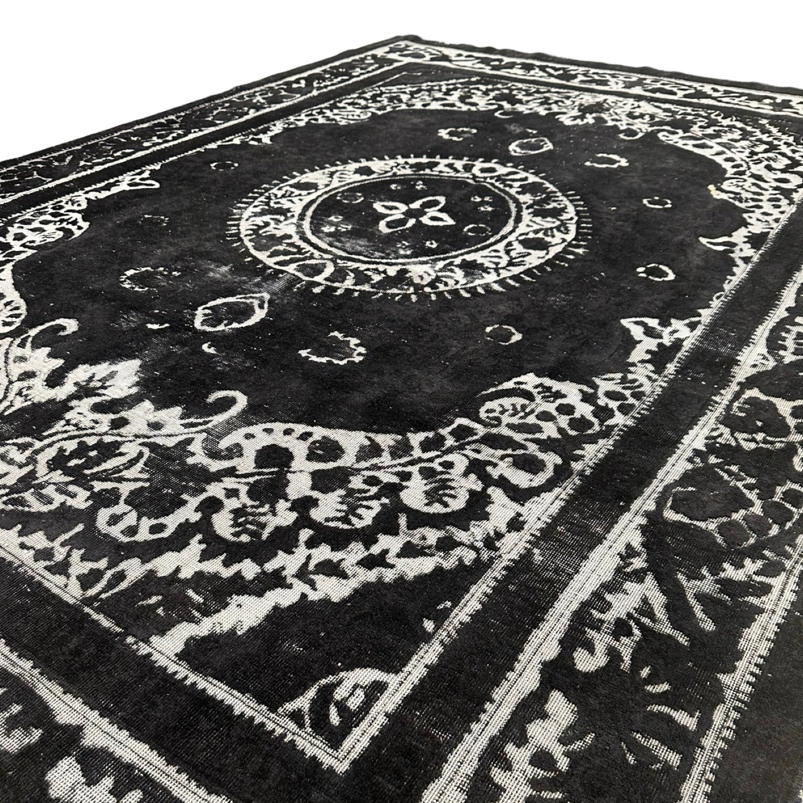 330 x 236 cm Hand-Knotted Ultra Vintage Persian Wool Rug